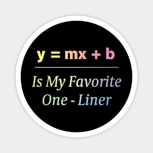 Math Pun One-Liner Magnet